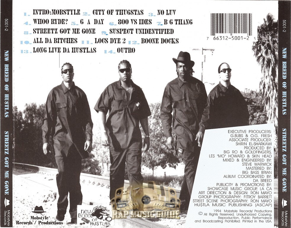 New Breed Of Hustlas - Streetz Got Me Gone: 1st Press. CD | Rap